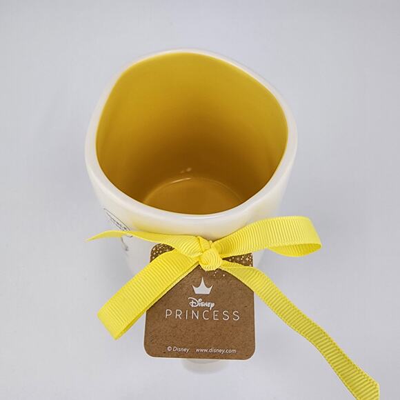 Rae Dunn Disney Beauty & the Beast Mrs Potts and Chip "Be Our Guest!" Mug - Picture 3 of 3